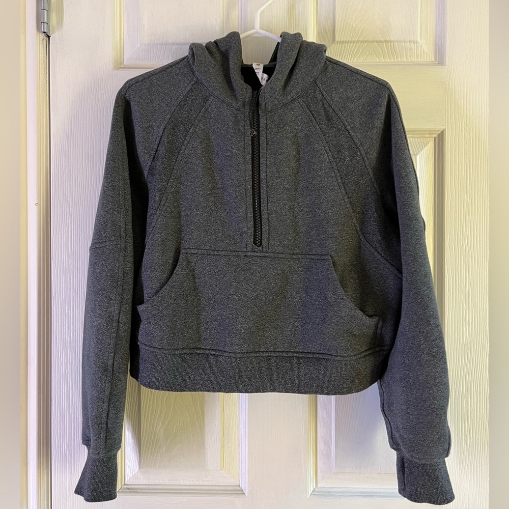 lululemon athletica Charcoal Half-Zip Pullover Hoodie